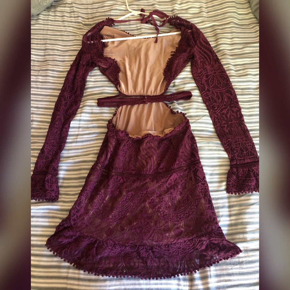 For Love and Lemons Emerie Lace Mini Dress XS EUC - Picture 7 of 10